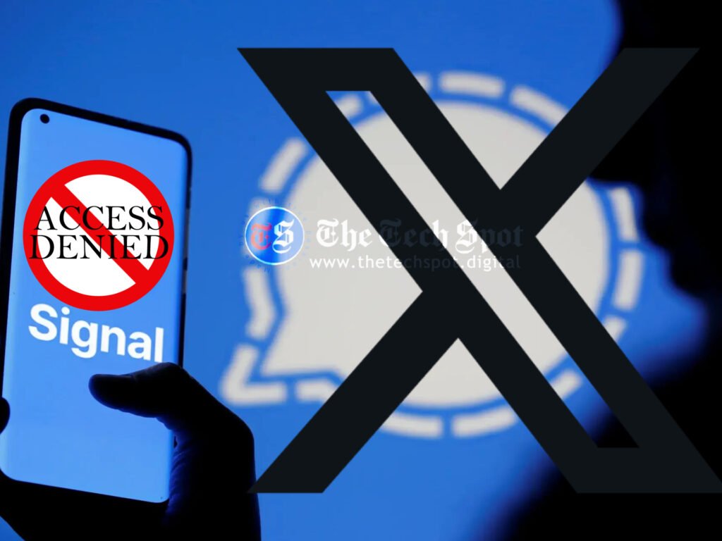 Elon Musk, X is blocking links to secure messaging platform Signal