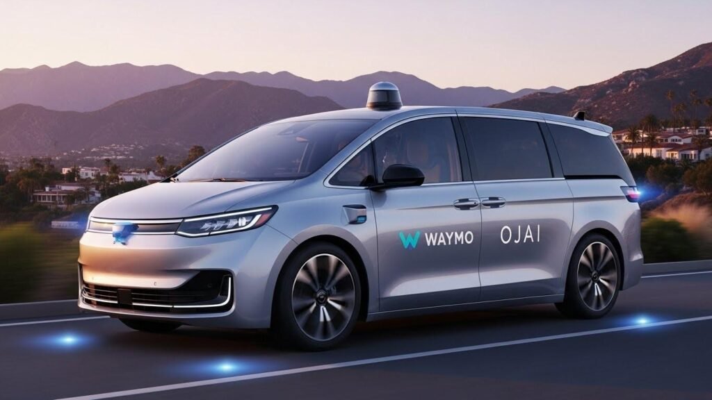 Waymo autonomous robotaxi driving without a human driver