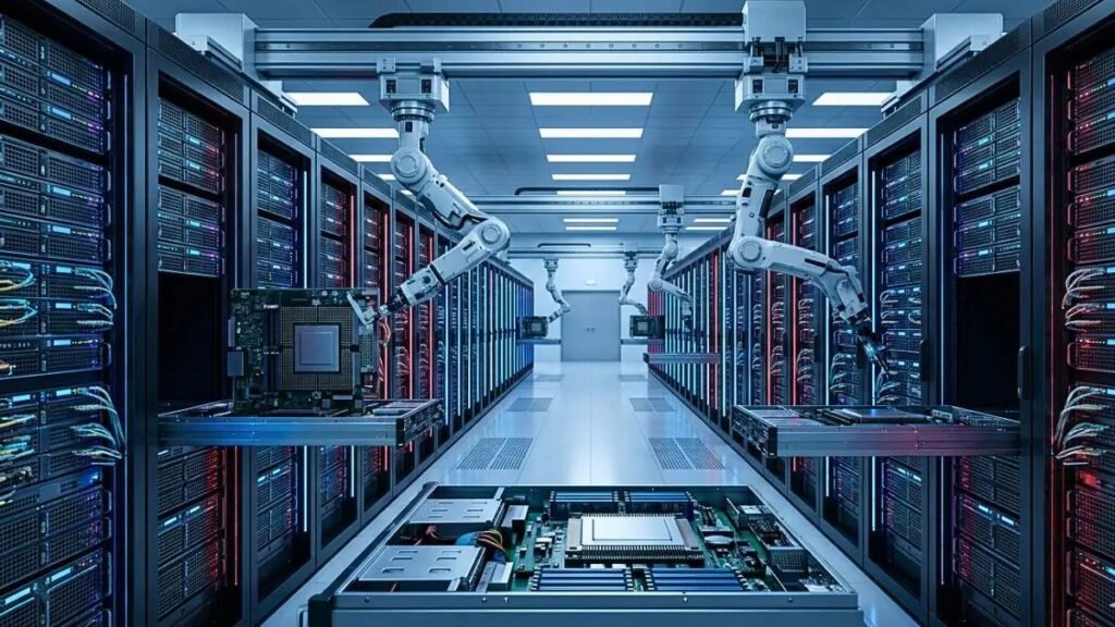 Meta Is Quietly Putting Robots Inside Its Data Center Meta is testing robots to maintain AI data centers, including swapping cables, resetting servers and handling equipment as its AI infrastructure rapidly expands.