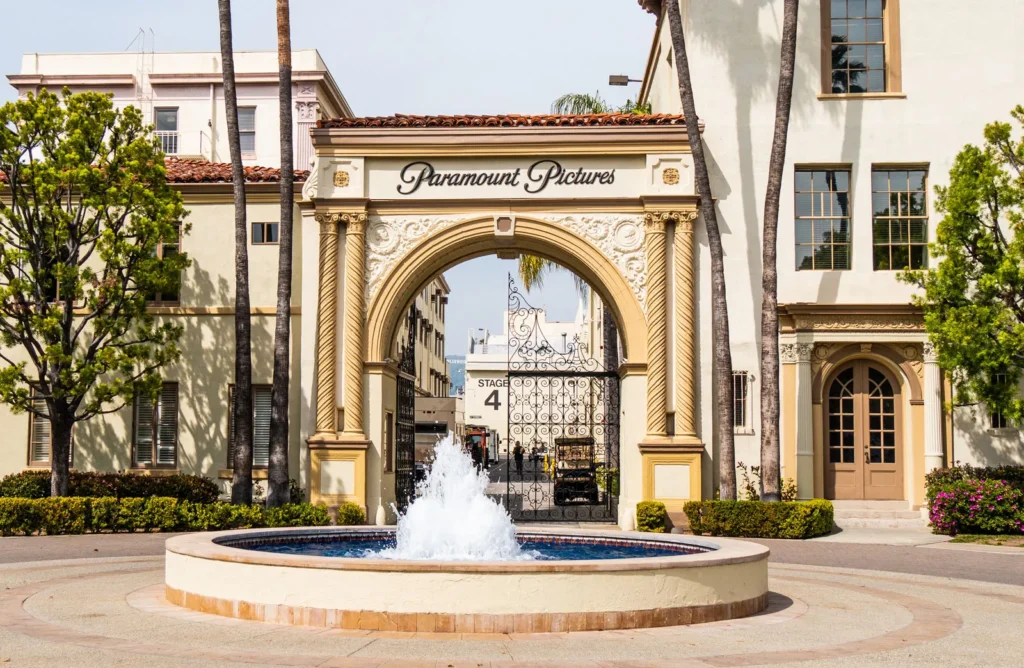 Paramount Studios in Hollywood during the Warner Bros. Discovery acquisition.