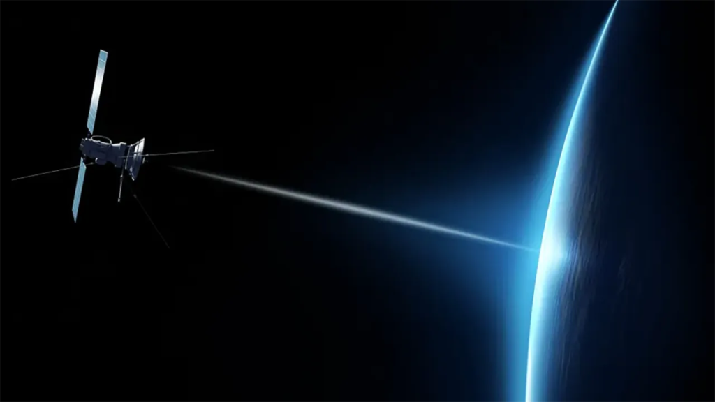 Laser communication between satellites for AI computing in orbit