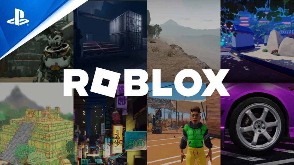 Roblox being played across different gaming devices.