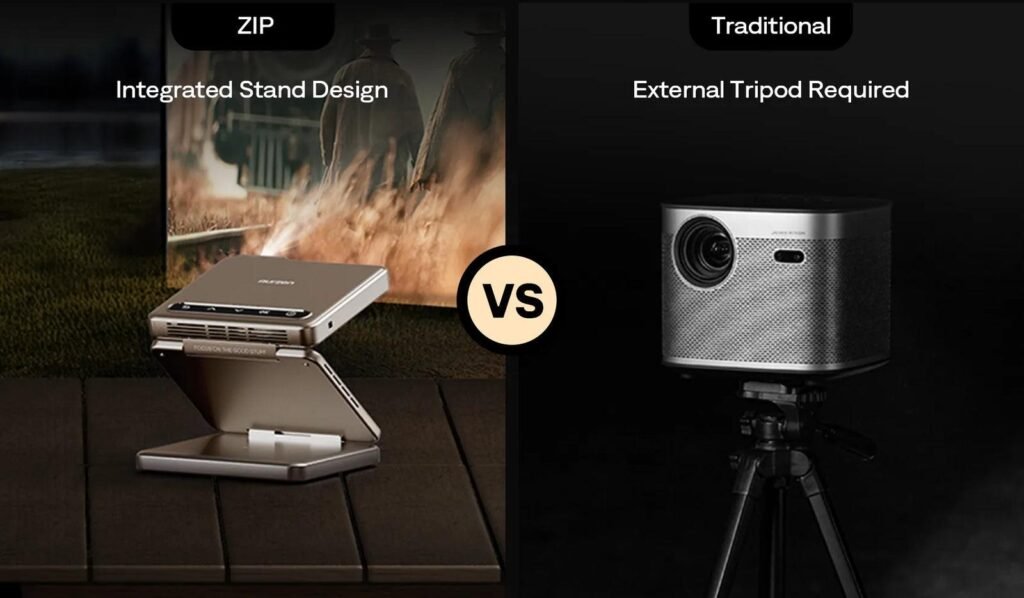 Aurzen ZIP Pro: The Tri-Fold 1080p Pocket Projector