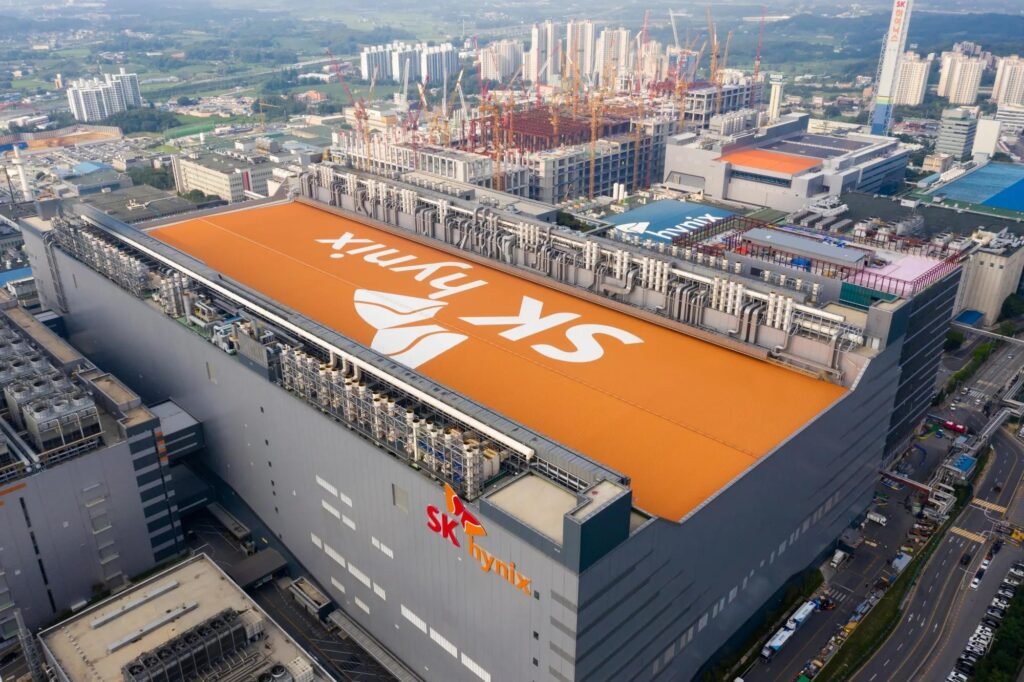 Samsung or SK hynix semiconductor manufacturing facility in South Korea