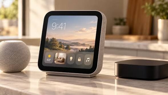 Apple J490 smart home hub with display and Siri AI