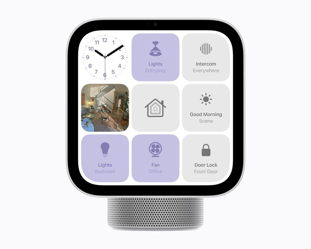 Apple HomeView 7-inch smart display for connected-home control.
