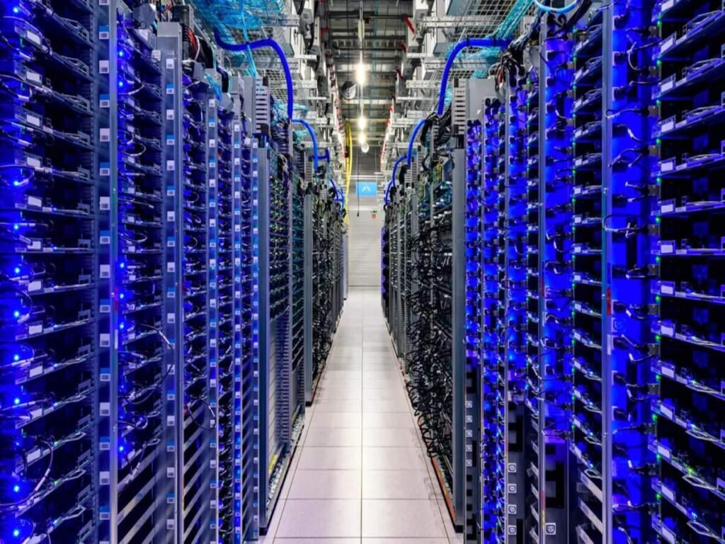 Cloud data center infrastructure following the Google Cloud outage in London.