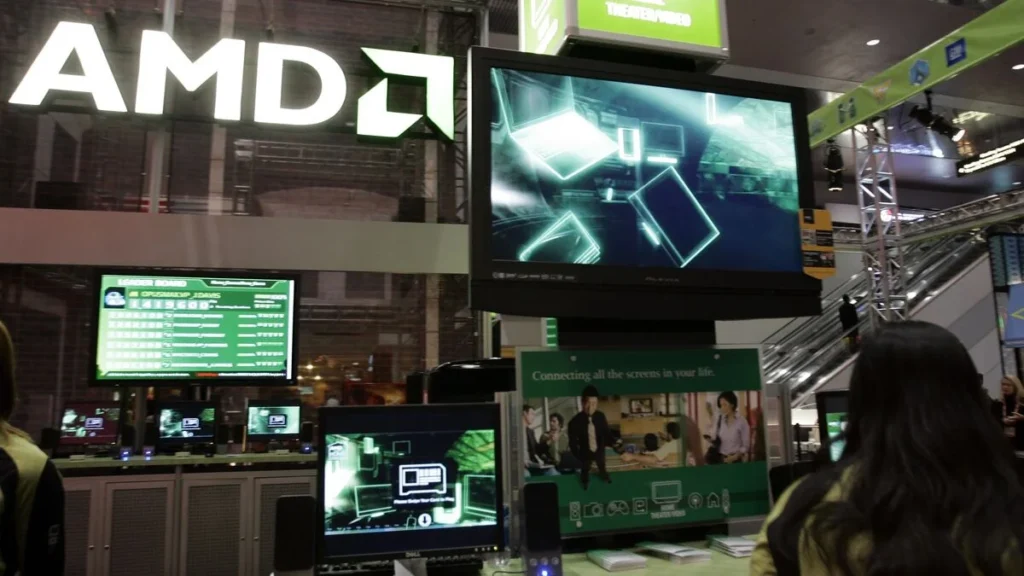 AI data center servers representing Scaleway’s planned AMD-powered supercomputer in Sweden.