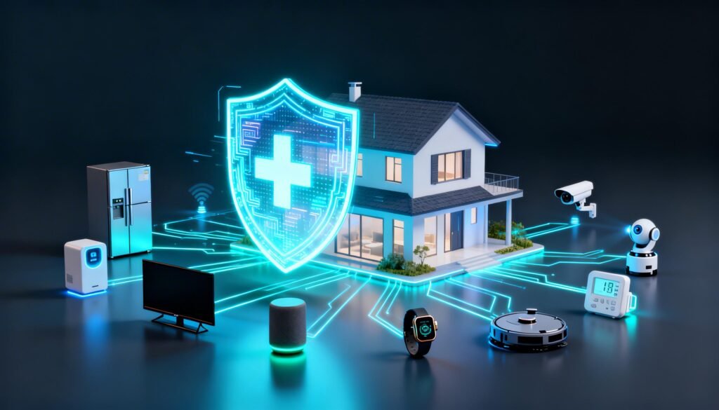 Anthropic Warns of AI Worms Targeting Smart Devices Illustration of AI-driven