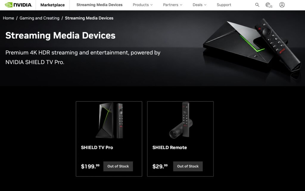 NVIDIA SHIELD TV Pro streaming device