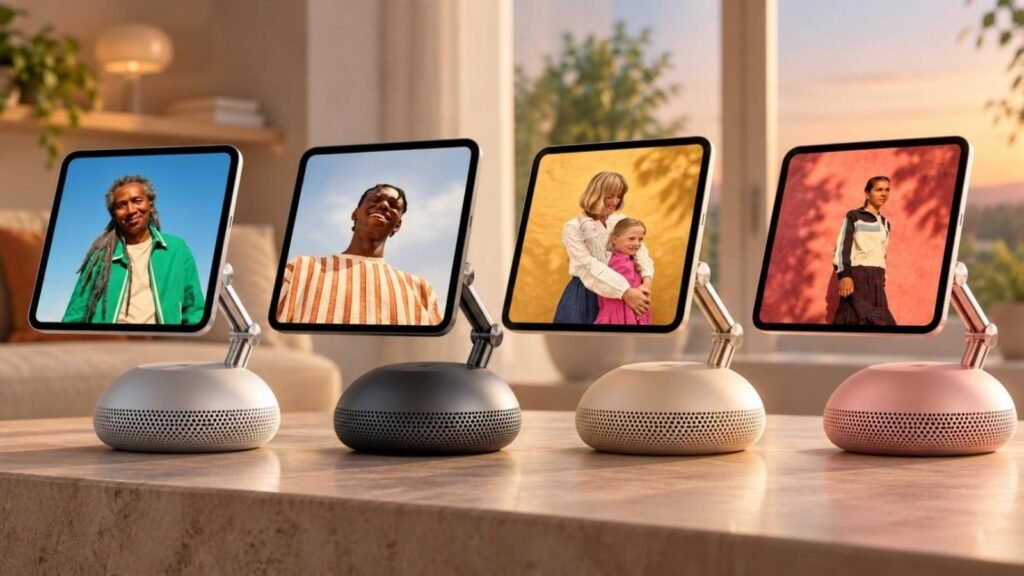 Apple HomeView 7-inch smart display for connected-home control.